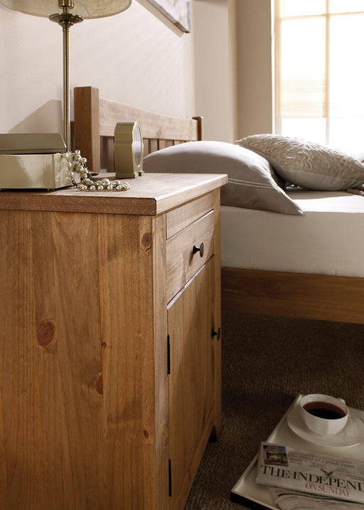 Havana Bedside Cabinet Pine-1