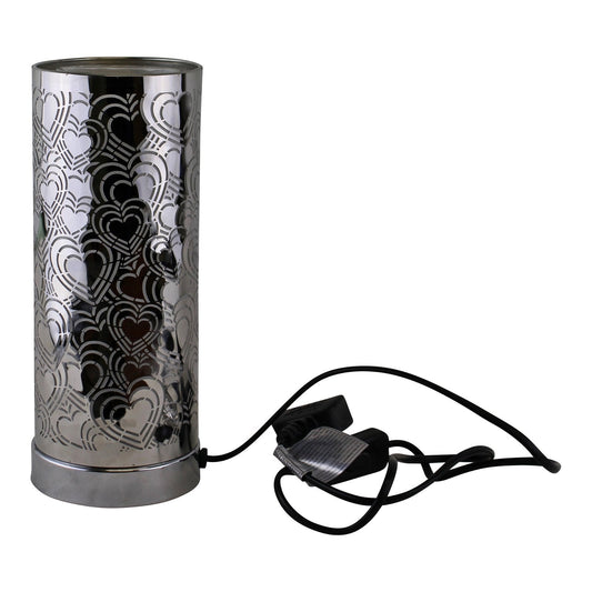 Heart Design Colour Changing LED Lamp & Aroma Diffuser in Silver - Kozeenest