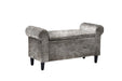 Highgrove Storage Ottoman Silver-0