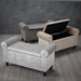 Highgrove Storage Ottoman Silver-1