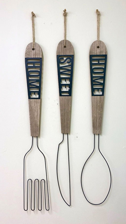 Home Sweet Home Cutlery Wall Hanging Decoration - Kozeenest