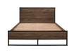 Houston Double Bed Brown-7