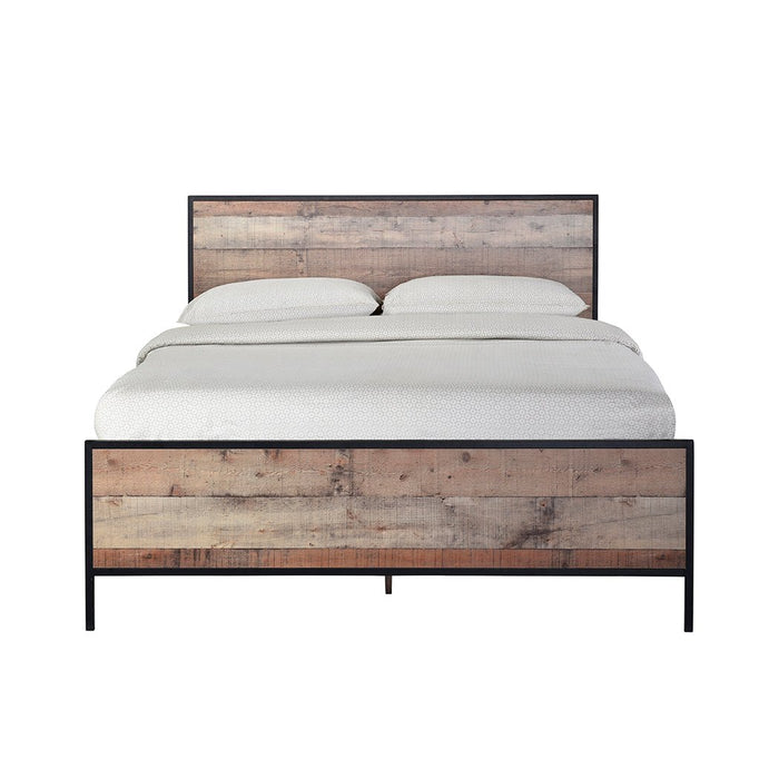 Hoxton 4.6 Double Bed Oak Effect-0