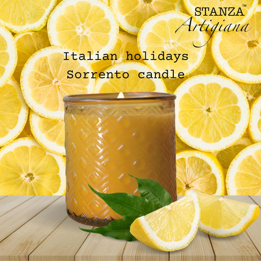 Italian Holidays collection - Sorrento Candle - Fresh and Elegant Fragrance Inspired by the Italian Coast - Kozeenest