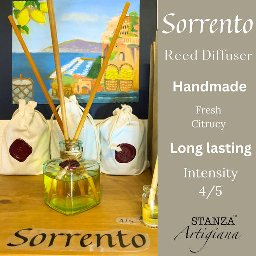 Italian holidays - Italian reed diffuser - citrucy fresh - Sorrento - Kozeenest