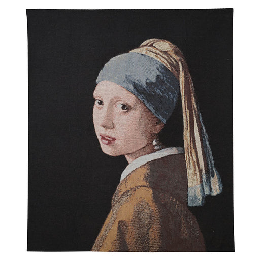 J Vermeer Girl with Pearl Earring - Wall Hanging 69cm x 80cm (70 rod) - Kozeenest