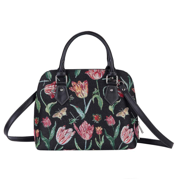 Jacob Marrel's Tulip Black - Convertible Bag - Kozeenest