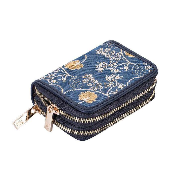 Jane Austen Blue - Double Zip Purse - Kozeenest