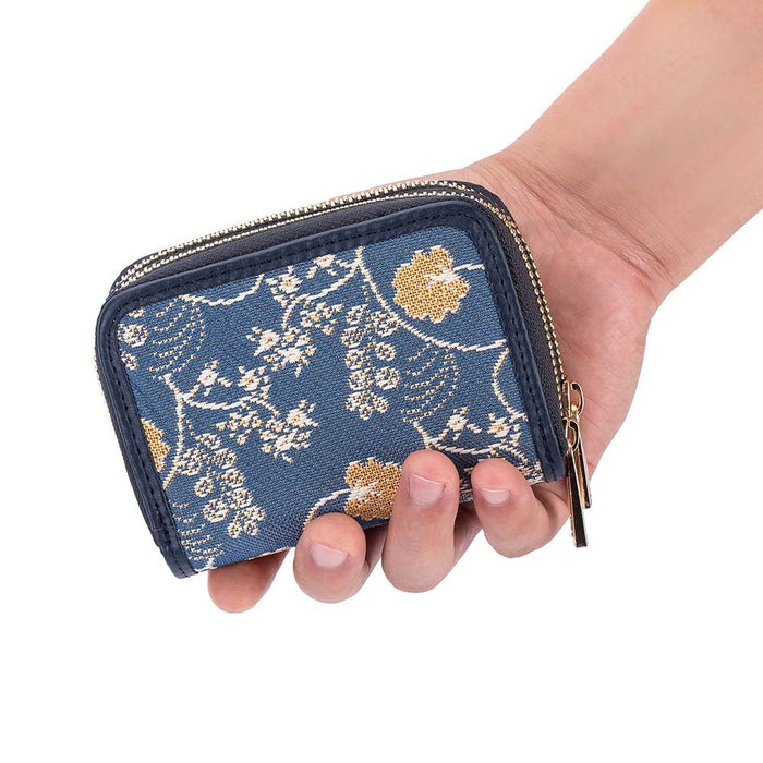 Jane Austen Blue - Double Zip Purse - Kozeenest