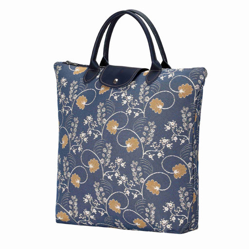 Jane Austen Blue - Foldaway Bag - Kozeenest