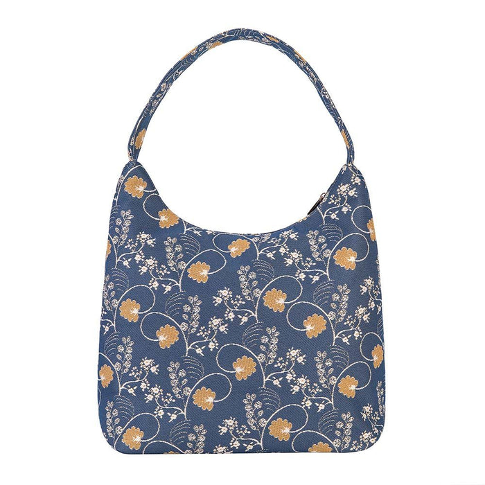 Jane Austen Blue - Hobo Bag - Kozeenest