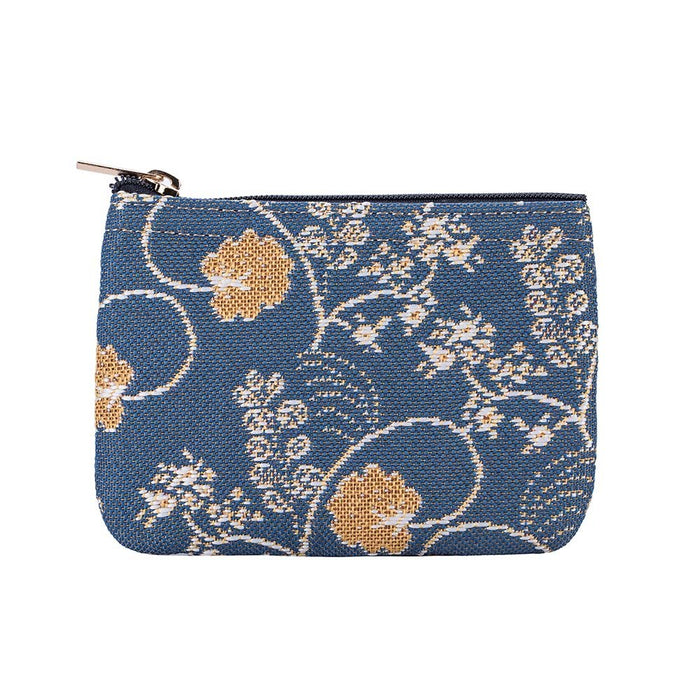 Jane Austen Blue - Zip Coin Purse - Kozeenest