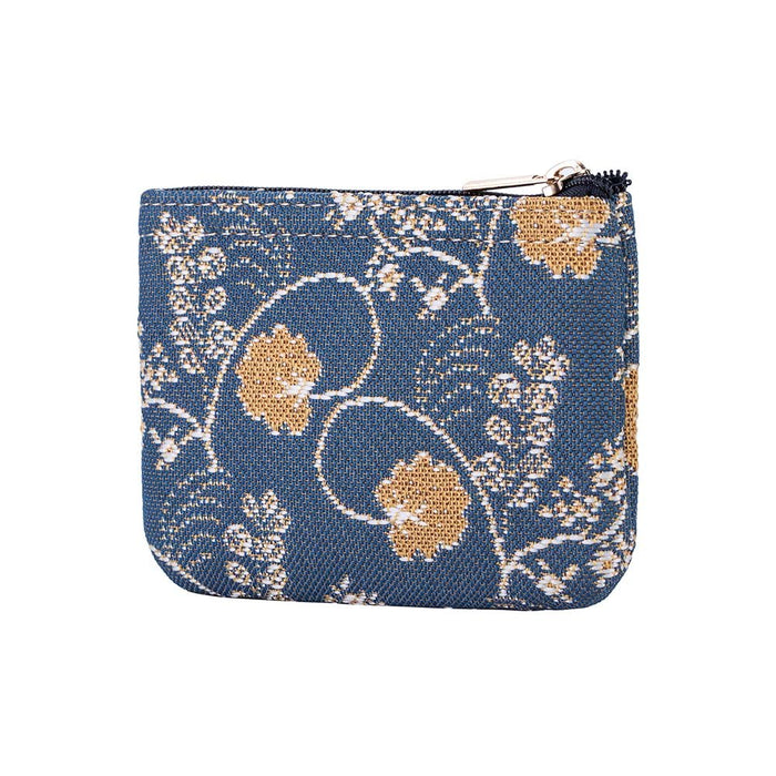 Jane Austen Blue - Zip Coin Purse - Kozeenest