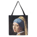 JV Girl with Pearl Earing - Gusset Bag - Kozeenest