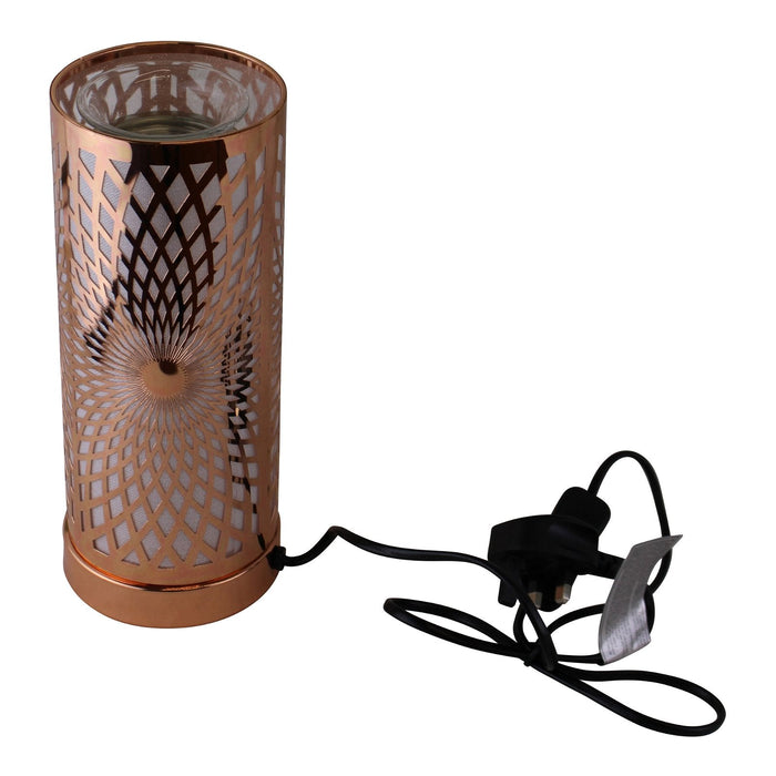 Kaleidoscope Design Colour Changing LED Lamp & Aroma Diffuser in Rose Gold - Kozeenest