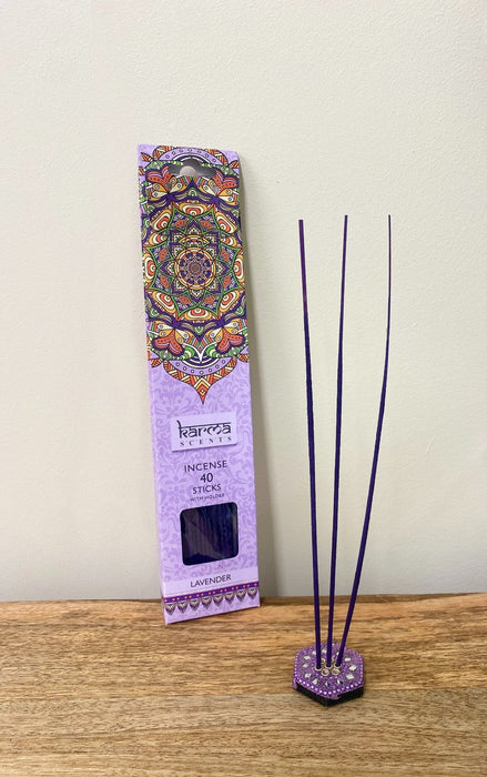 Karma Incense Sticks With Holder - Kozeenest