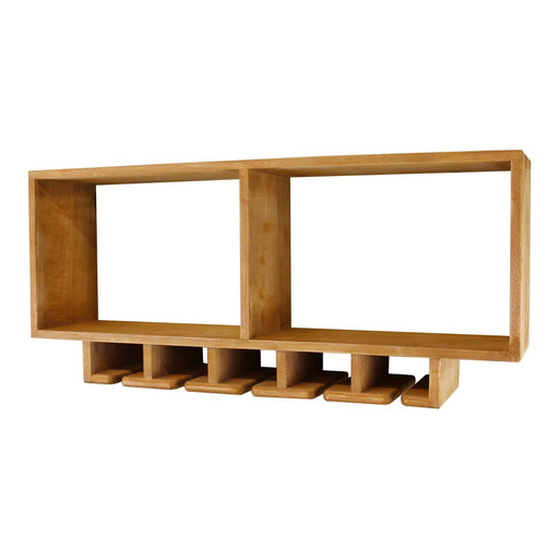 Kitchen Shelving Unit With Storage For Wine Glasses - Kozeenest