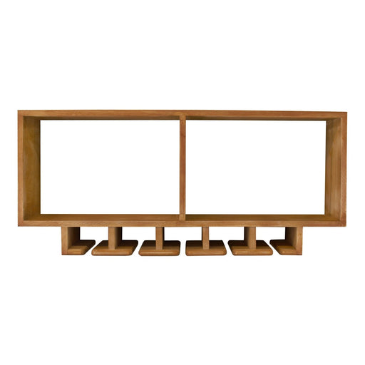 Kitchen Shelving Unit With Storage For Wine Glasses - Kozeenest