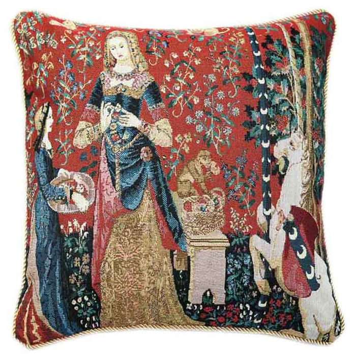 Lady and Unicorn Sense of Smell - Cushion Cover Art 45cm*45cm - Kozeenest