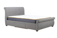 Lancaster Double Bed Grey-3