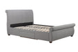 Lancaster Double Bed Grey-5