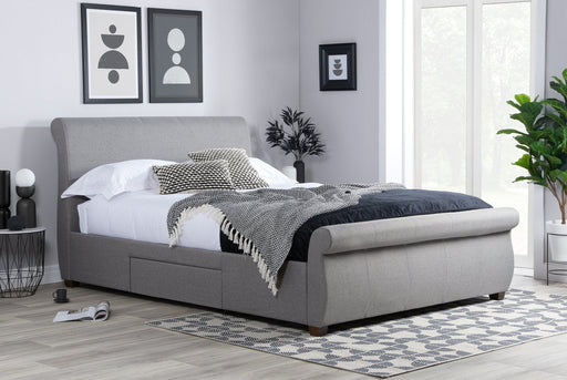 Lancaster Double Bed Grey-0