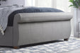 Lancaster Double Bed Grey-6