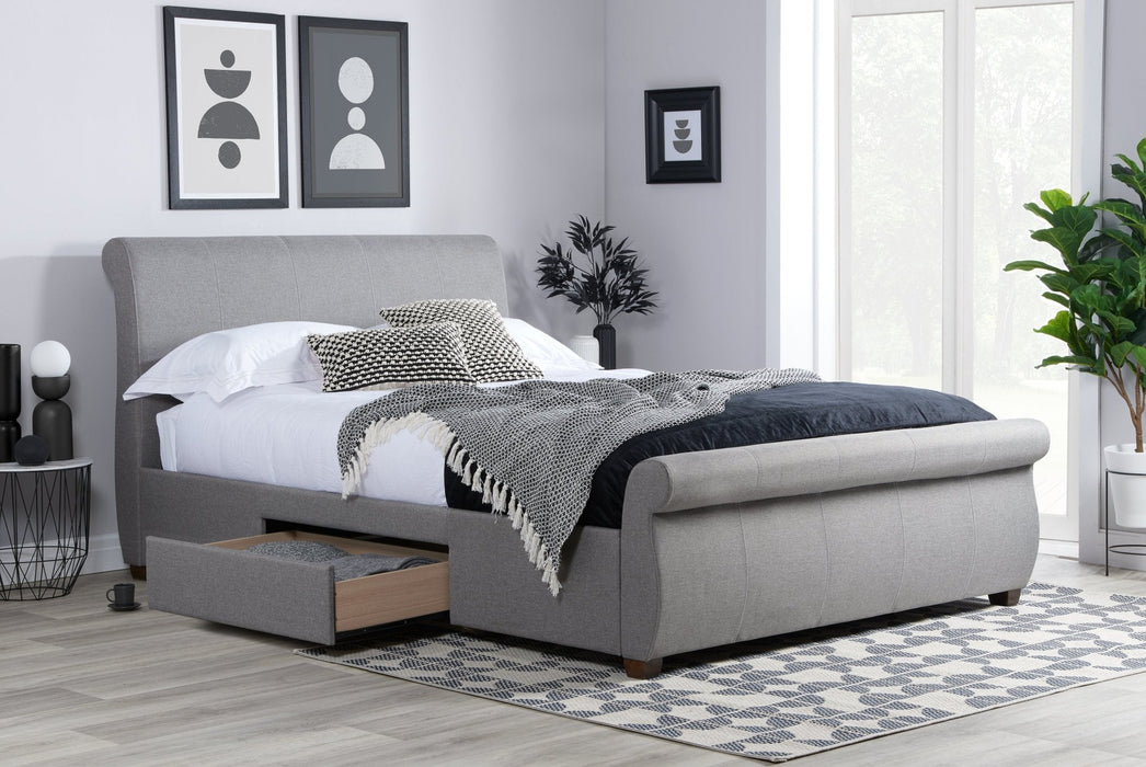 Lancaster King Bed Grey-0