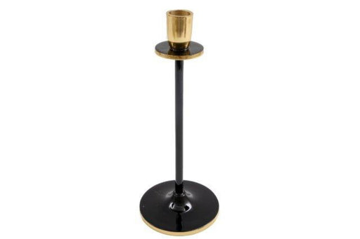 Large Black and Gold Candlestick - Kozeenest