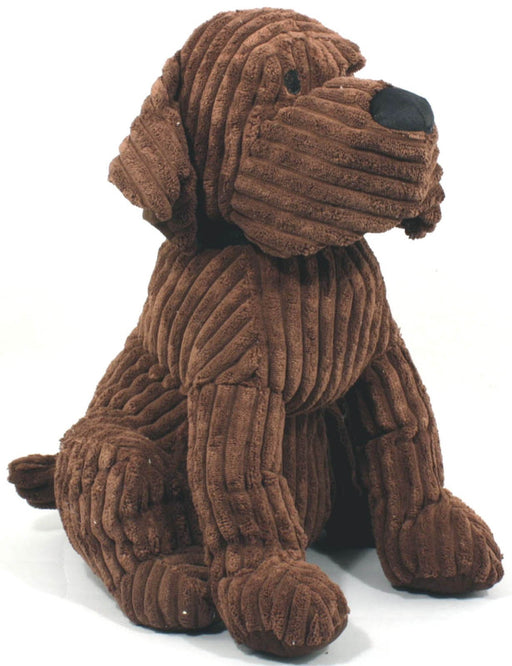 Large Chocolate Ribbed Dog Doorstop - Kozeenest