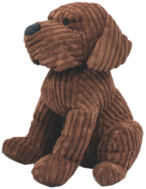 Large Chocolate Ribbed Dog Doorstop - Kozeenest