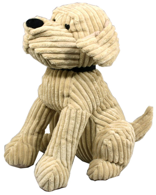 Large Gold Ribbed Dog Doorstop - Kozeenest