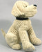 Large Gold Ribbed Dog Doorstop - Kozeenest