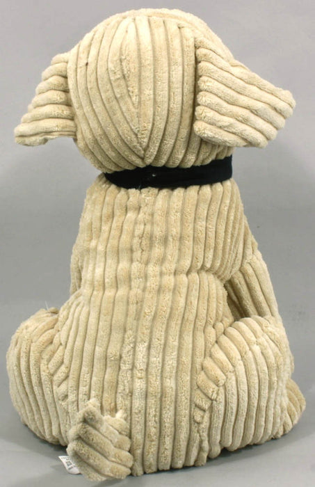 Large Gold Ribbed Dog Doorstop - Kozeenest