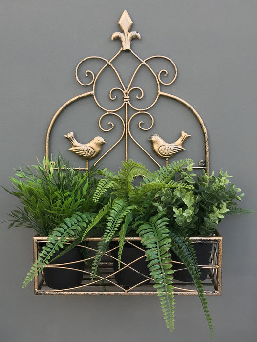 Large Gold Wall Planter - Kozeenest