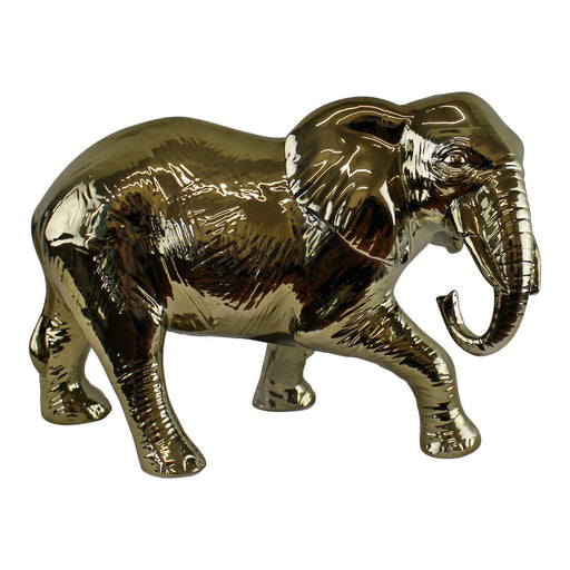 Large Golden Elephant Ornament 34cm - Kozeenest