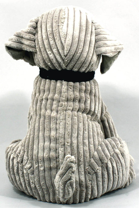 Large Grey Ribbed Dog Doorstop - Kozeenest