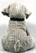 Large Grey Ribbed Dog Doorstop - Kozeenest