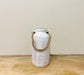 Large Stone Vase with Rope Handle - Kozeenest