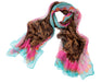 Leopard Pink & Blue - Big Chiffon - Kozeenest