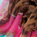 Leopard Pink & Blue - Big Chiffon - Kozeenest