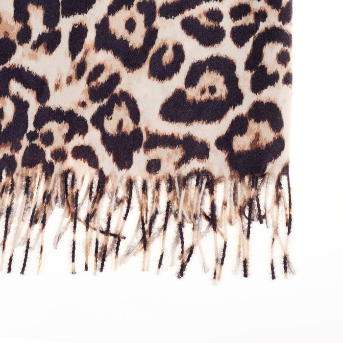 Leopard Print - Art Pashmina - Kozeenest