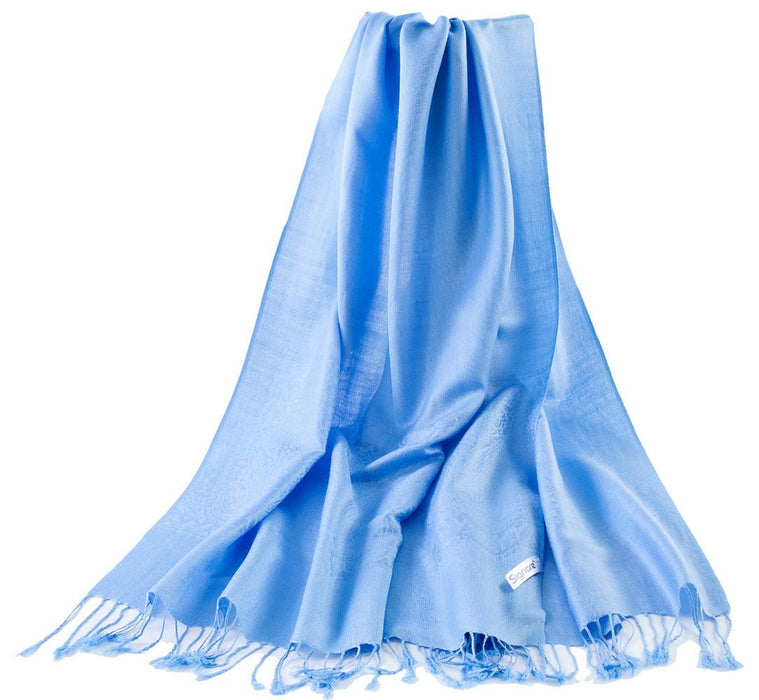 Light Blue - Pashmina - Kozeenest