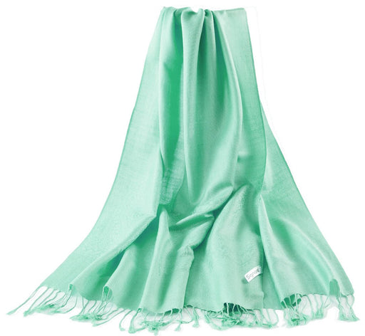 Light Green - Pashmina - Kozeenest