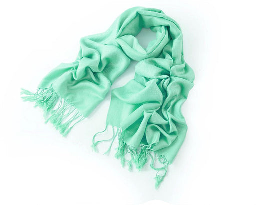 Light Green - Pashmina - Kozeenest