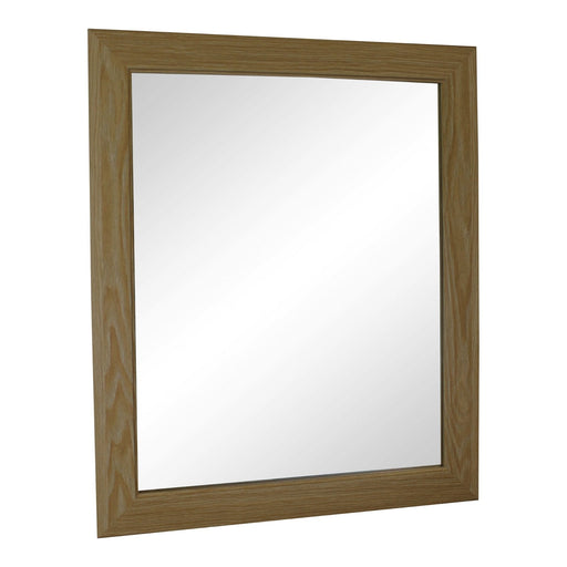 Light Oak Effect Mirror 59cm - Kozeenest