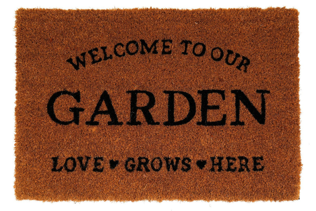 Love Grows Here Potting Shed Doormat - Kozeenest