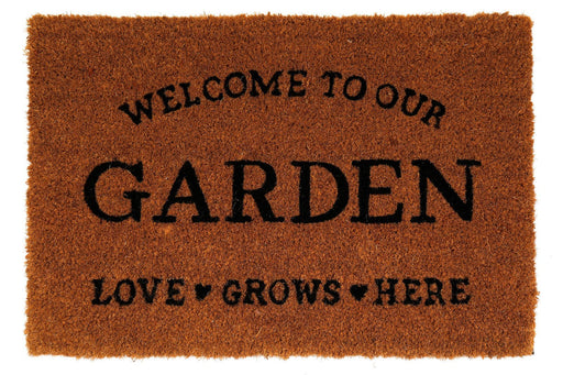 Love Grows Here Potting Shed Doormat - Kozeenest