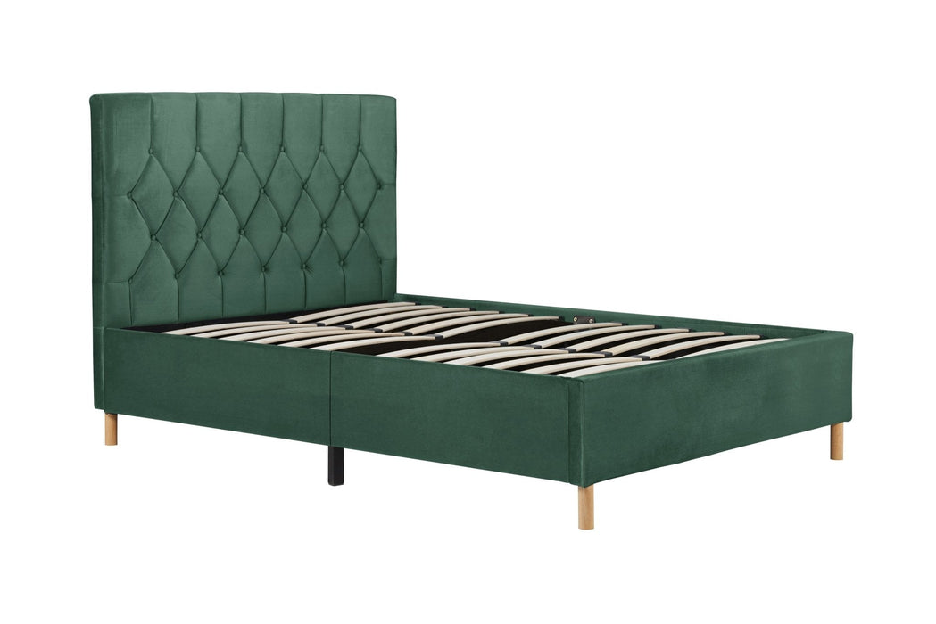 Loxley Double Bed Green-5