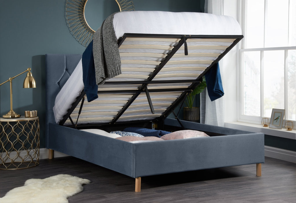 Loxley King Ottoman Bed Grey-10